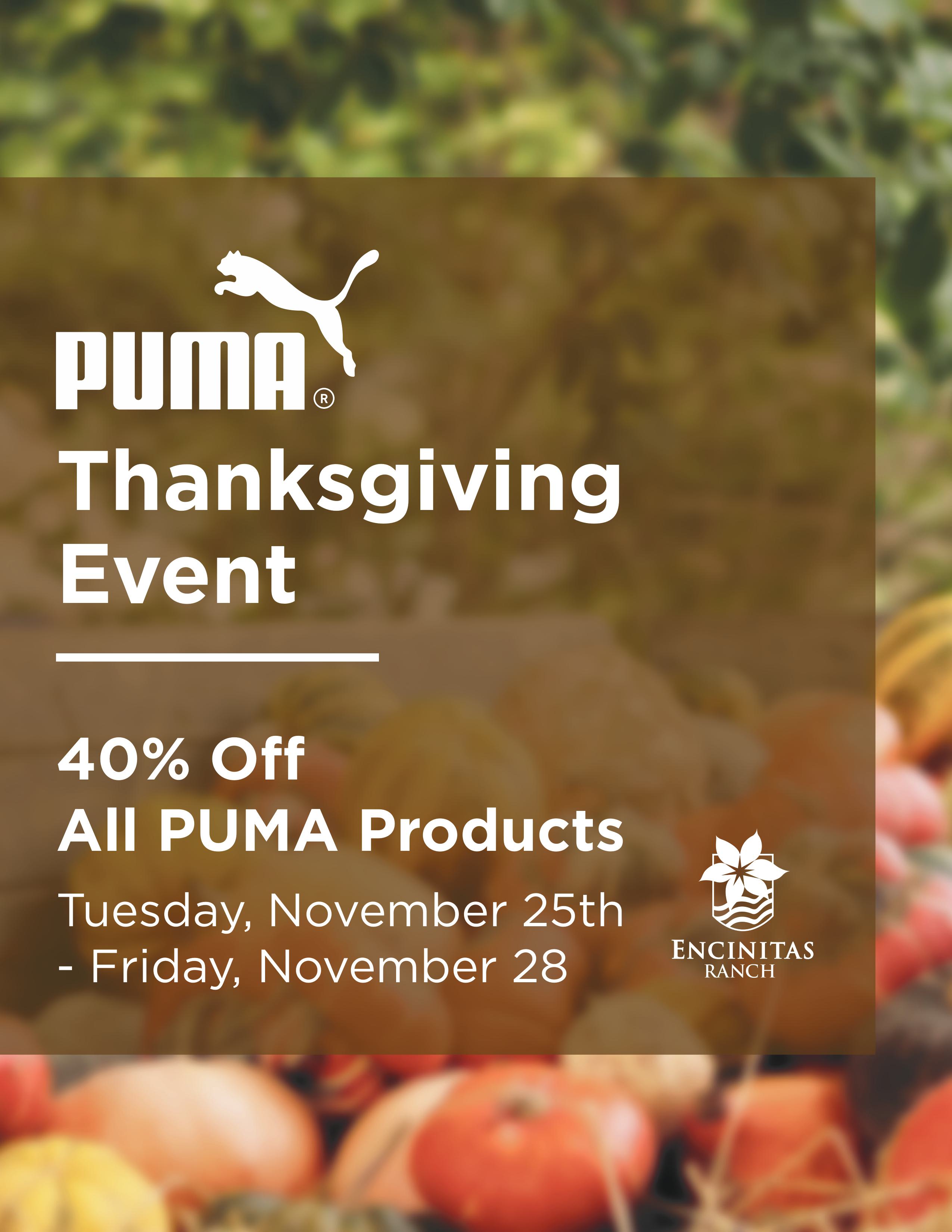 ER Thanksgiving Puma special Flyer 2025