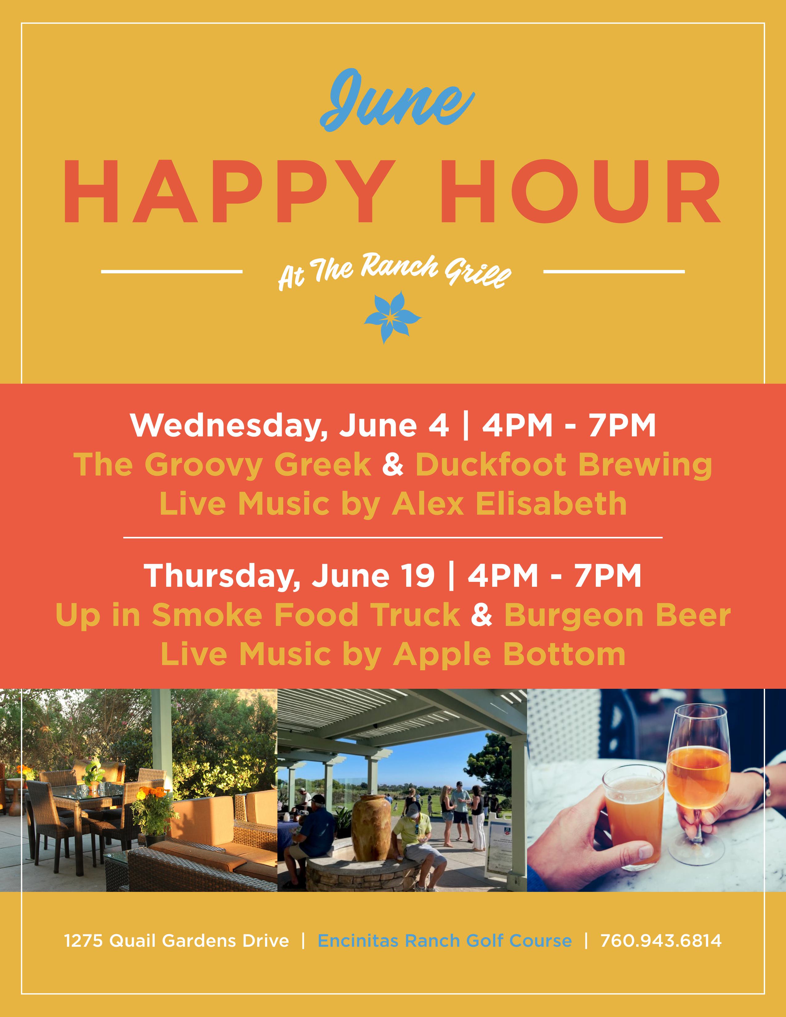 April 2025 Happy Hour Flyer